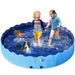 Hundebadewanne Hundepool mit Spritzer Klappbare Faltbares Planschbecken
