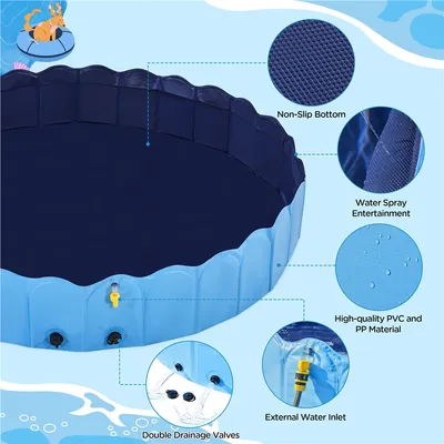 Yaheetech Piscine Extérieure pour Chien