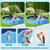 Hundebadewanne Hundepool mit Spritzer Klappbare Faltbares Planschbecken Hundebadewanne Hundepool mit Spritzer Klappbare Faltbares Planschbecken