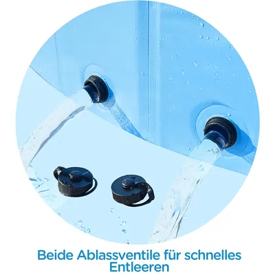 Hundebadewanne Hundepool mit Spritzer Klappbare Faltbares Planschbecken Hundebadewanne Hundepool mit Spritzer Klappbare Faltbares Planschbecken