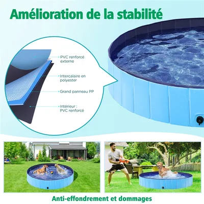 Yaheetech Piscine Portable pour Chien