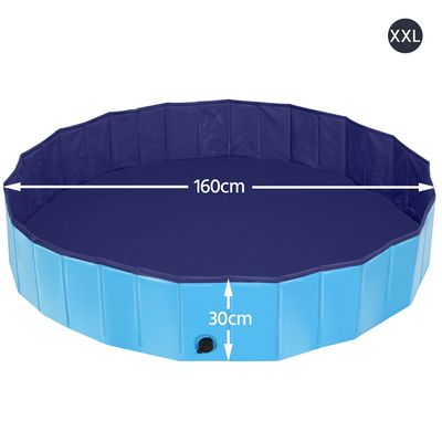 Piscine Pour Chien Pliable Pataugeoire Portable Antidérapant Et Résistant
