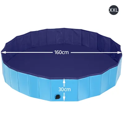 Piscine Pour Chien Pliable Pataugeoire Portable Antidérapant Et Résistant
