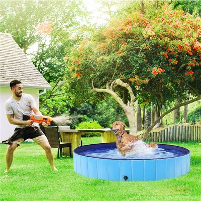 Piscine Pour Chien Pliable Pataugeoire Portable Antidérapant Et Résistant