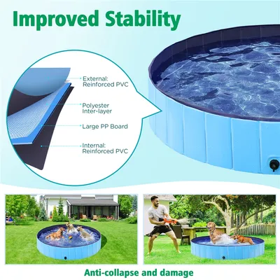 Yaheetech Piscine Portable pour Chien