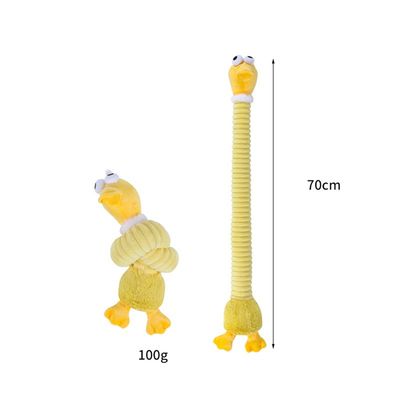 ZenPets Jouet en peluche à long cou pour chiens