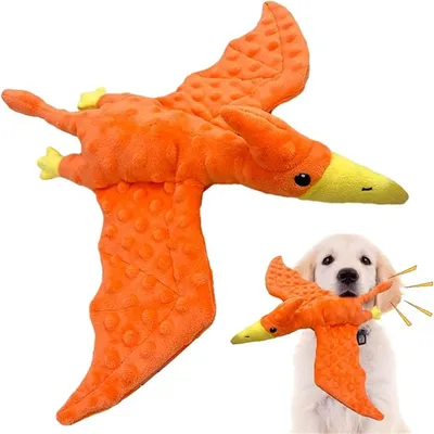 IntiMeg Jouet en peluche - Ptérodactyle pour chiens