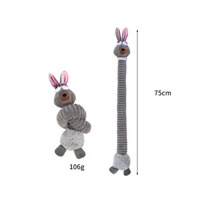 ZenPets Jouet en peluche à long cou pour chiens