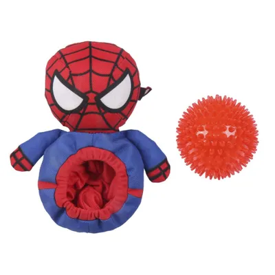 Peluche avec anneau de dentition pour chiens en polyester Peluche avec anneau de dentition pour chiens en polyester