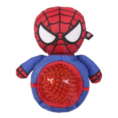 Peluche avec anneau de dentition pour chiens en polyester