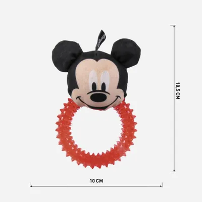 Mickey Anneau à mâcher pour chien en polyester
