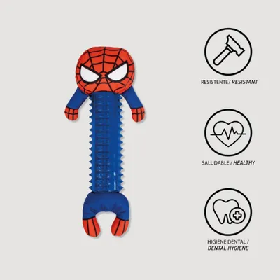 Spiderman LI Anneau de dentition pour chien en polyester