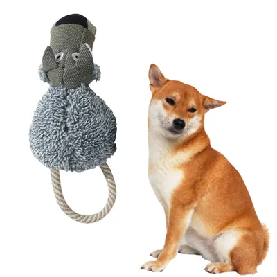 ZenPets Jouet en noeud de coton et de jute pour chiens