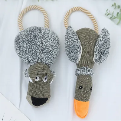 ZenPets Jouet en noeud de coton et de jute pour chiens