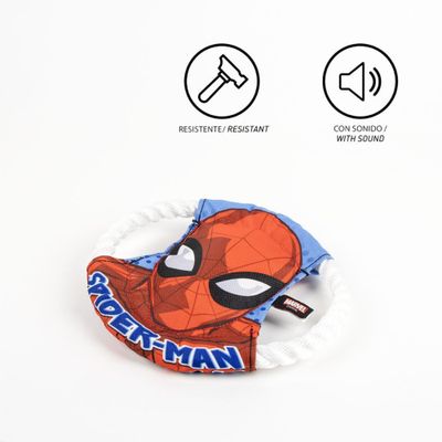 Frisbee pour chiens avec corde en polyester