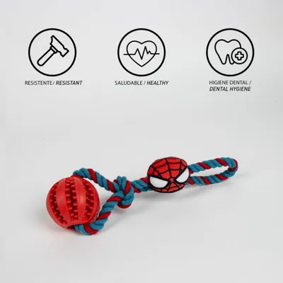 Jouet distributeur de collations avec corde en polyester