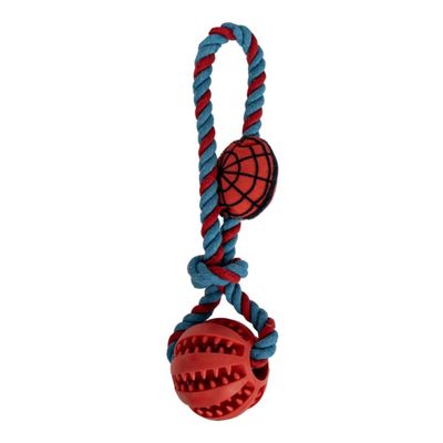 Jouet distributeur de collations avec corde en polyester