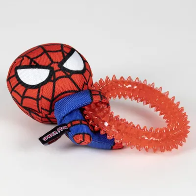 Spiderman LI Anneau à mâcher pour chien en polyester