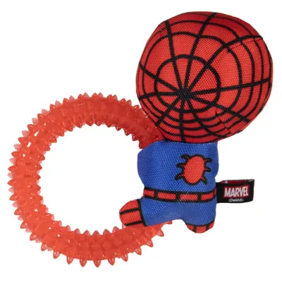 Spiderman LI Anneau à mâcher pour chien en polyester