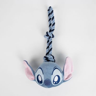 Jouet pour chien en corde avec peluche en polyester