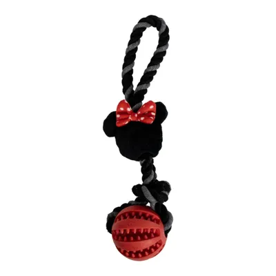 Jouet distributeur de collations avec corde en polyester