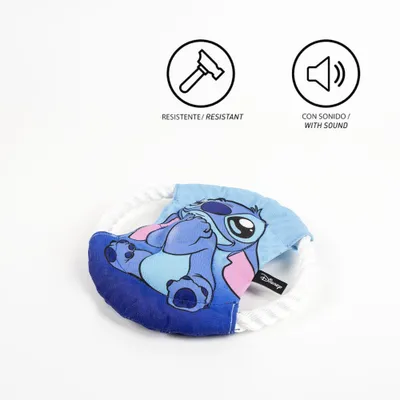 Frisbee pour chiens avec corde en polyester
