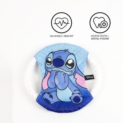 Frisbee pour chiens avec corde en polyester