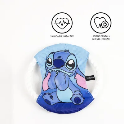 Frisbee pour chiens avec corde en polyester