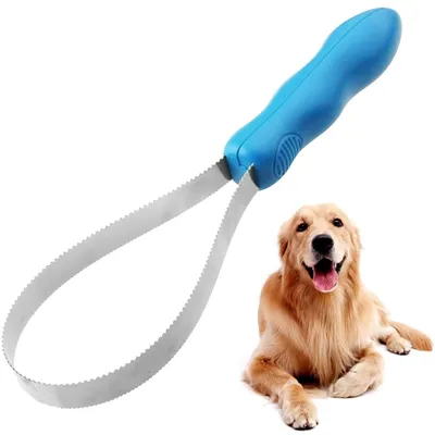 IntiMeg Brosse de toilettage double face pour chien