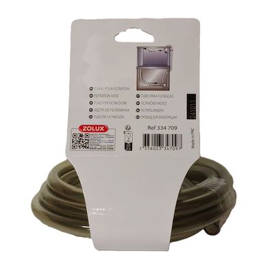 Tuyau souple PVC Ø 9/12 mm pour filtre d'aquarium, longueur 2,5 m - teinte