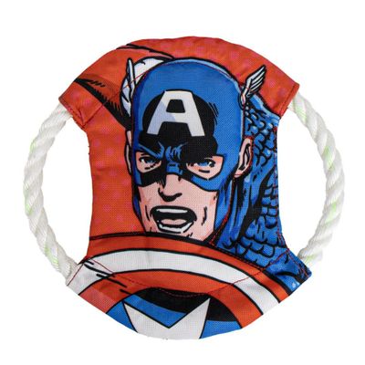 Frisbee pour chiens avec corde en polyester