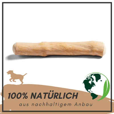 Supravit Natürlicher Kauknochen aus Kaffeeholz für Hunde