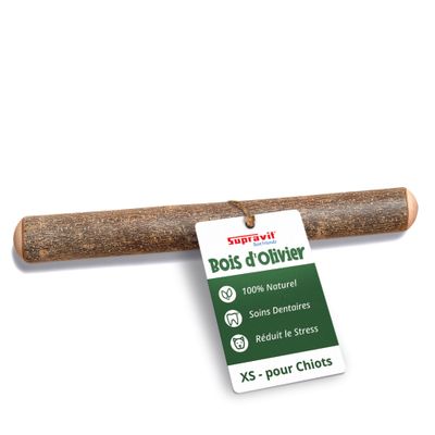 Supravit Bois d’Olivier – Jouet à mâcher pour chien Taille XS - 1 unités