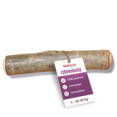 Supravit Bois d’Olivier – Jouet à mâcher pour chien