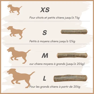 Supravit Bois d’Olivier – Jouet à mâcher pour chien