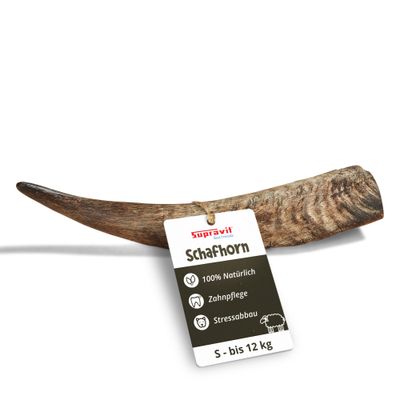 Supravit Corne de Mouton – Friandise à mâcher naturelle pour chien