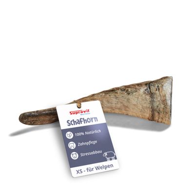 Supravit Corne de Mouton – Friandise à mâcher naturelle pour chien