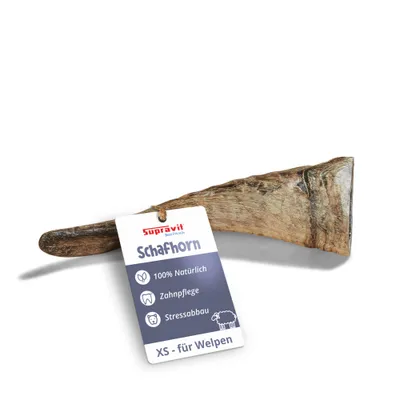 Supravit Corne de Mouton – Friandise à mâcher naturelle pour chien Supravit Corne de Mouton – Friandise à mâcher naturelle pour chien