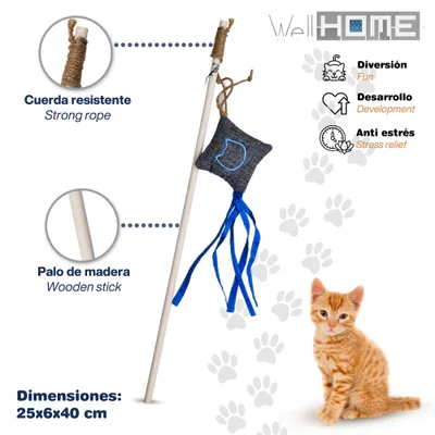 WELLHOME Jouet interactif pour chat en plastique