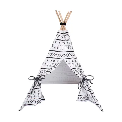 WELLHOME Tente Tipi en toile
