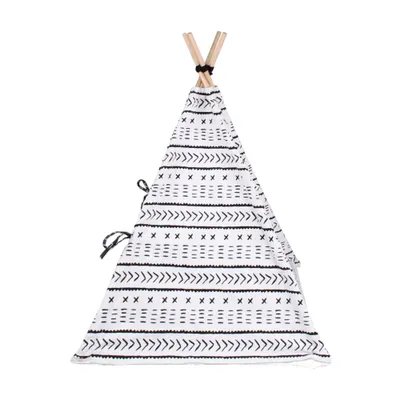 WELLHOME Tente Tipi en toile