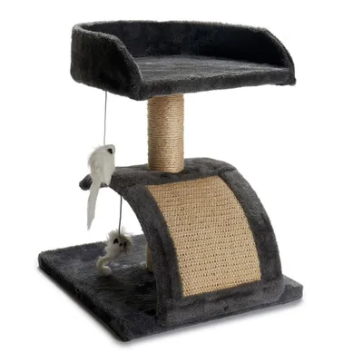 WELLHOME Arbre avec griffoirs en sisal, plateforme et maison en peluche