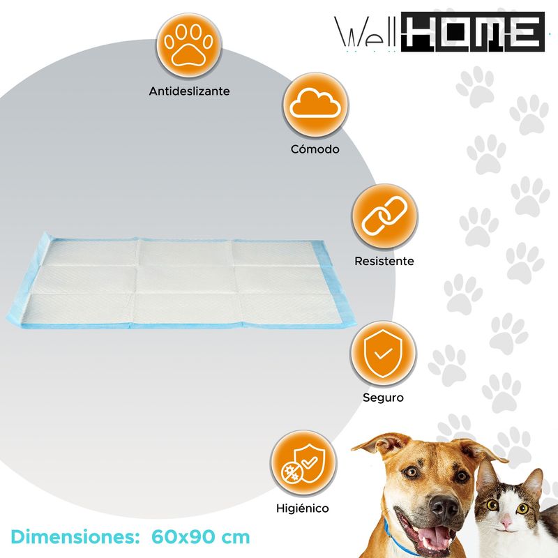 WELLHOME 10 unités de serviettes jetables avec adhésif super absorbant