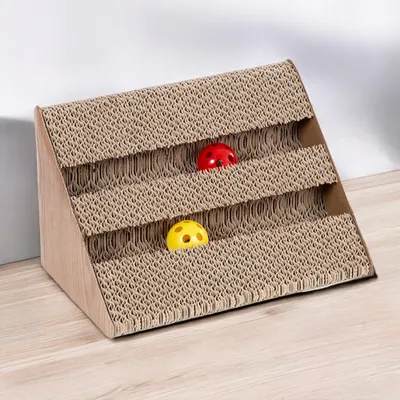 WELLHOME Grattoir et boules en carton
