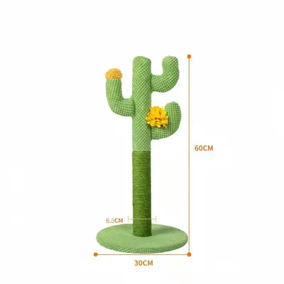 ZenPets Gratte  chat en forme de cactus avec sisal