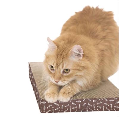 WELLHOME Plateau à chat en carton