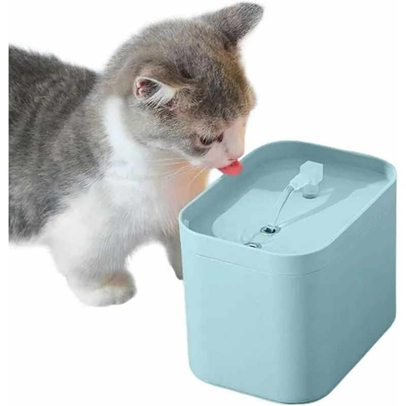 1.5L Silencieuse Fontaine à Eau pour Chats,Fontaine pour Chat Chien