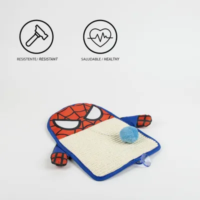 Spiderman LI Grattoir mural pour chats design Spiderman