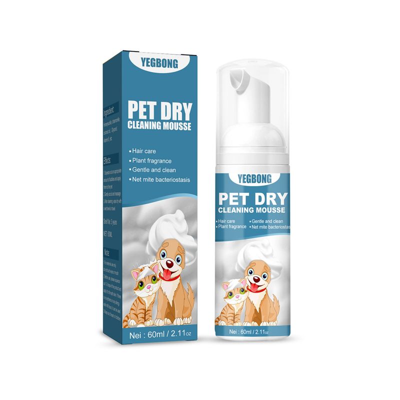 IntiMeg Mousse de shampooing à sec pour animaux