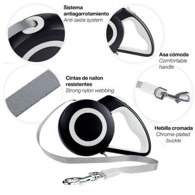 WELLHOME Collier avec sangle extensible en nylon